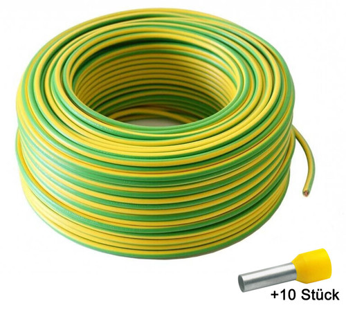 50m erdungskabel 6mm2 h07v - 50m,