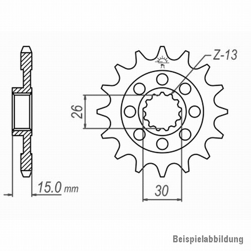 Ritzel vorne zähne - bmw, s