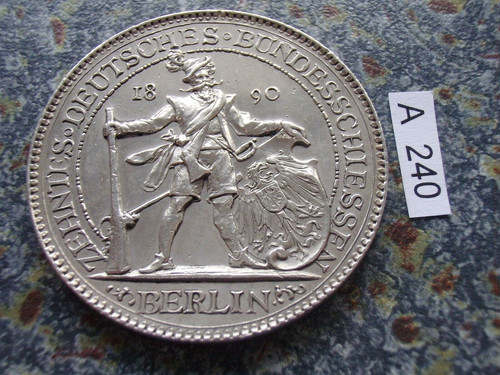 Berlin silber medaille 1890 - berlin,