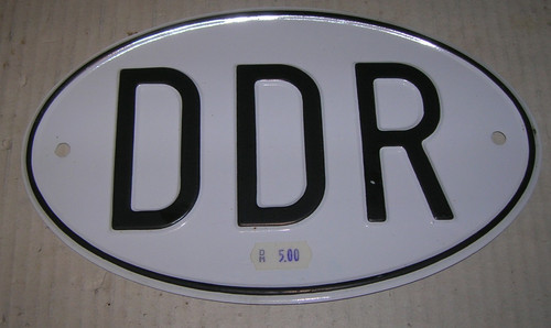 Original altes ddr schild - altes,