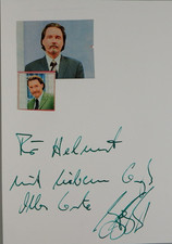 Autogramm deutscher Rechtsanwalt Schauspieler Ingo Lenßen (121589)