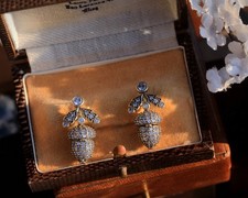 Ohrringe Gold Antik Quaste