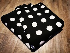 Stoff Stoffrest schwarz mit