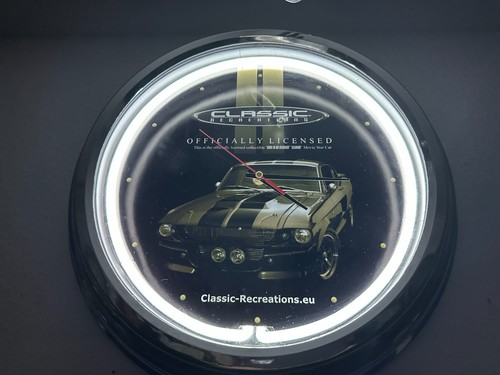 Neon wanduhr reklame - wanduhr,