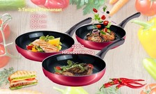 BRATPFANNEN-SET 3 -Teilig  DIAMANT/ INDUKTION/ GAS/ELEKTRO/ BACKOFEN/ HOCH QUALI