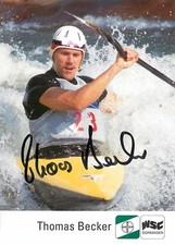 Thomas Becker Autogrammkarte