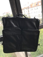 KLEIDERSACK PICARD JET2001 LEDER KOFFER SCHWARZ GUT ZUSTAND