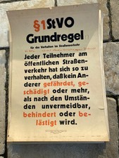 Fahrschule Lehrtafel Schaubilder Plakat  Zehn Verschiedene Poster Bilder