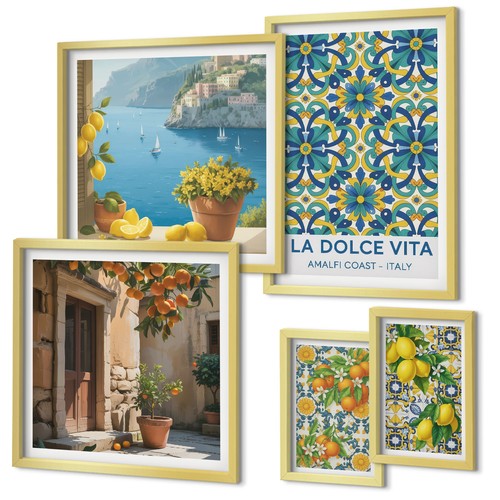 Wohnzimmer poster set - wohnzimmer, im