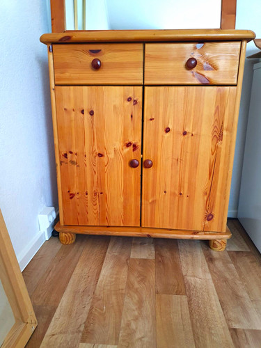 Holz kommode braun - kommode,