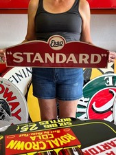 Vintage Old Style Sign Esso