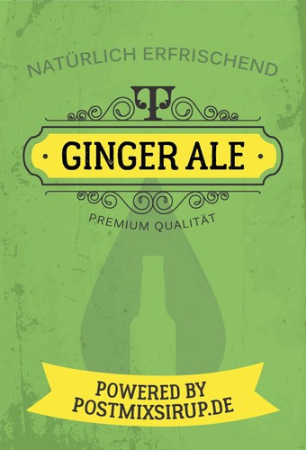 Ginger ale postmixsirup - ginger,