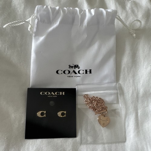 Coach ohrringe gold und - coach,