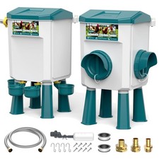 Hühner Futterautomat Wasserautomat 7 Liter Hühnertränke Geflügelzubehör