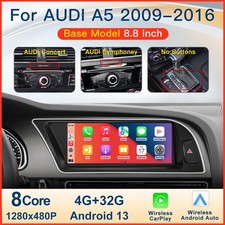 32GB Android Für AUDI A5 09-16 Autoradio Apple Carplay 8.8" GPS Navi WIFI BASE
