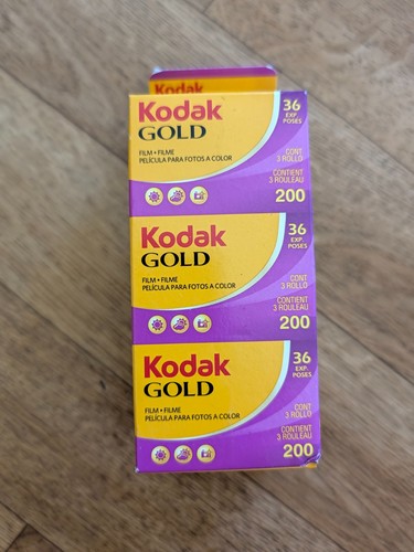 Kodak gold 200 35mm - 200, 3er-pack