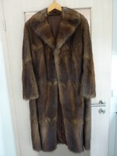 *** Pelzmantel *** Bisam Braun Damen Mantel Jacke Bisamratte Pelzhaus Rützel