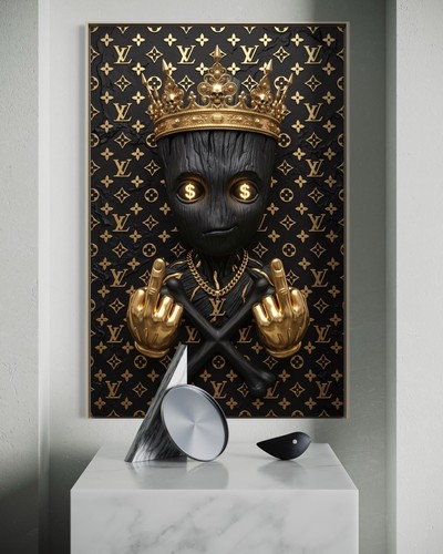 Groot leinwand bild guardians - leinwand,