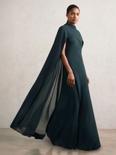 Reiss Greta Cape-Maxikleid aus