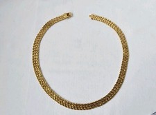 Collier/Halskette hochwertige Vergoldete Vintage Gliederkette massive Kette Neu