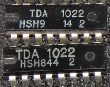 Vintage Chip PHILIPS TDA1022 DIP-16 BUCKET BRIGADE DELAY LINE for Chorus,Flanger