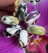 ? Trollbeads Set 6x Porzellan Herbst 2020 – komplett, neu, selten ?