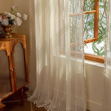 Retro spitzen vorhang boho - retro,