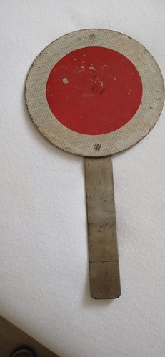 Zugschlusstafel rund
