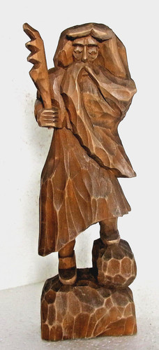 4558 geschnitzte holzfigur - geschnitzte,