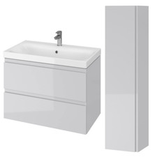 Badezimmermöbel Set Grau