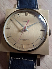 Wanduhr Armbanduhr, 76cm, Hanhart, Vintage ,ca.70er Jahre, Zustand : Gut