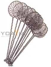 10x Fondue-Sieb Ø 6cm L 22cm