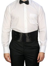 Kummerbund mit Fliege und