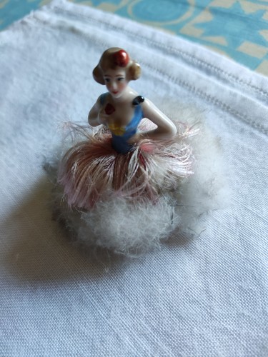 Vintage half doll teepuppe - vintage,
