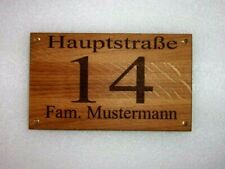 Türschild / Hausnummer /