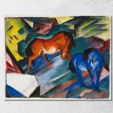 Rotes Und Blaues Pferd Franz