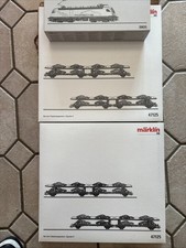 Märklin Porsche Elektrolokomotive 39835 + 2 mal Autotransporter 47125 / 47125