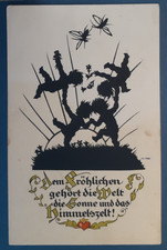 Künstler-AK Scherenschnitt Plischke-Karte Nr.110