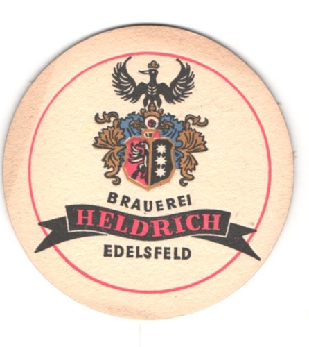 Bierdeckel edelsfeld brauerei - edelsfeld,,