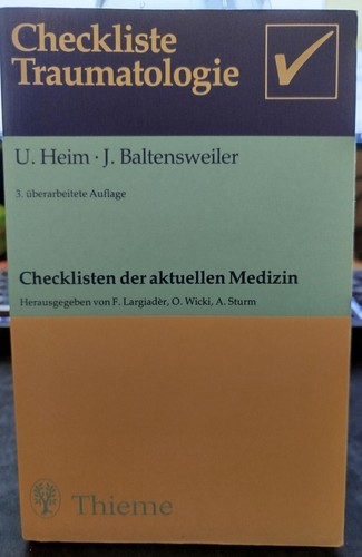 Checkliste traumatologie - checkliste,