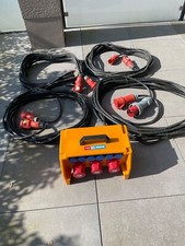 Outdoor-Verlängerungskabel für den Baustelleneinsatz im Freien mit Verteiler