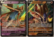 Pokemon Karten Zacian V + Zamazenta V Deutsch Celebrations Jubiläum Near Mint