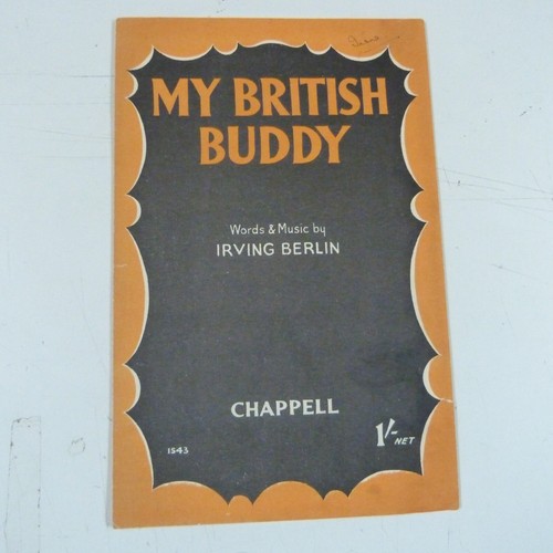Song sheet british buddy - song,