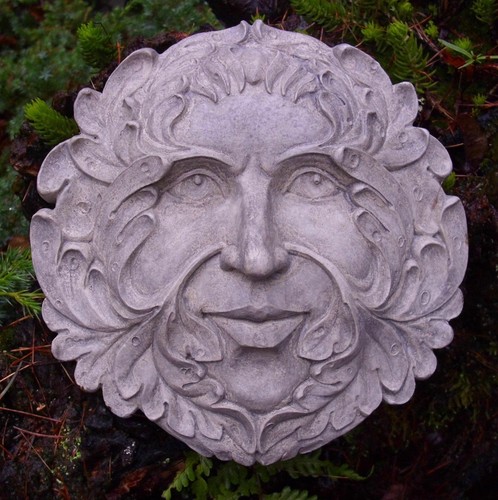 Steinfigur greenman stein - steinfigur,,