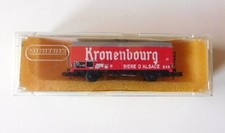 Spur N, Minitrix 51359400, Güterwagen Kronenbourg, SNCF, 2-achsig, Waggon, OVP