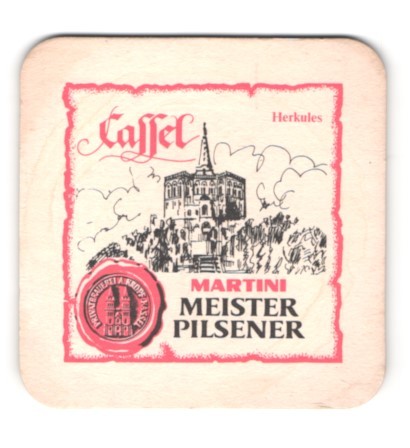 Bierdeckel cassel martini - cassel,,