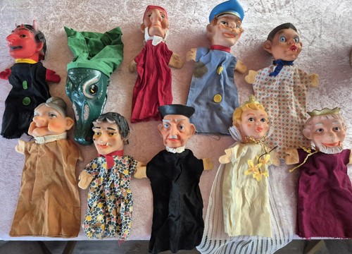 Kasperletheater handpuppen set - kasperletheater,