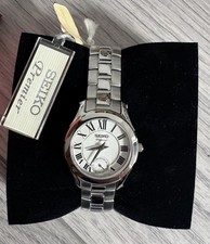 Seiko SRKZ95P1 Premier Uhr Unisex Seiko Premier Armbanduhr Edelstahl silberfarbe