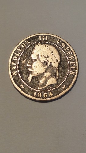 Centimes napoleon iii 1864 - centimes,
