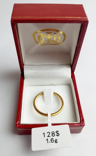 Großer vergoldeter ring - großer,